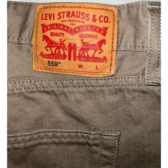 Levi's 559 Tan Water Less Climate Friendly W48 L32 - Picture 10 of 10